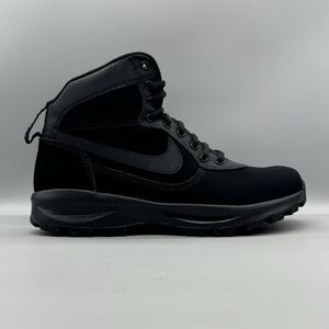 Nike Manoadome Triple Black Boot High Top Suede 844358-003 Men's Size 9 NEW